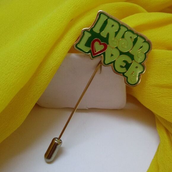 Vintage Irish Lover Stick Pin - Picture 1 of 2